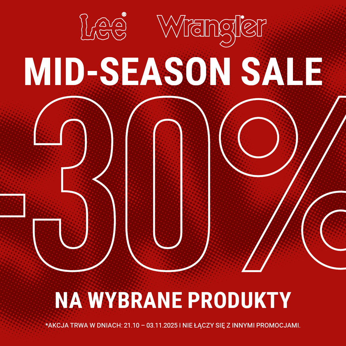 MID-SEASON SALE -30% na wybrane produkty