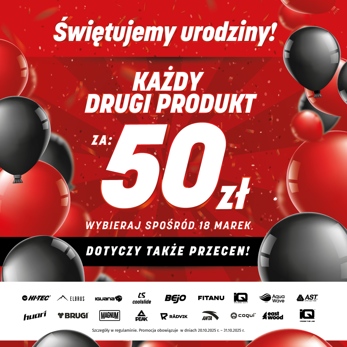 Świętujemy URODZINY sklepu Martes Sport!