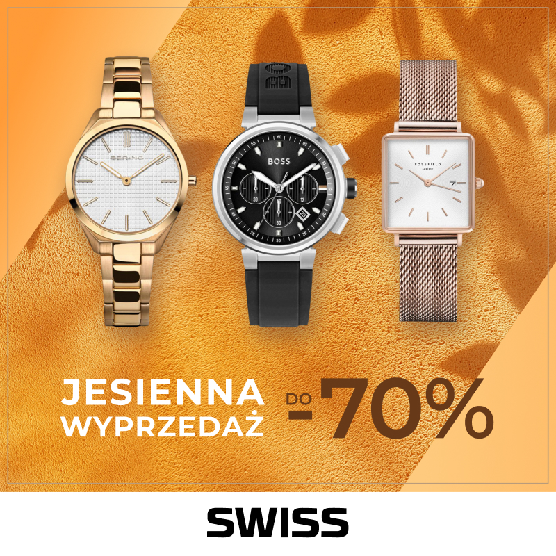 Jesienna Wyprzedaż już trwa – Zegarki do -70%