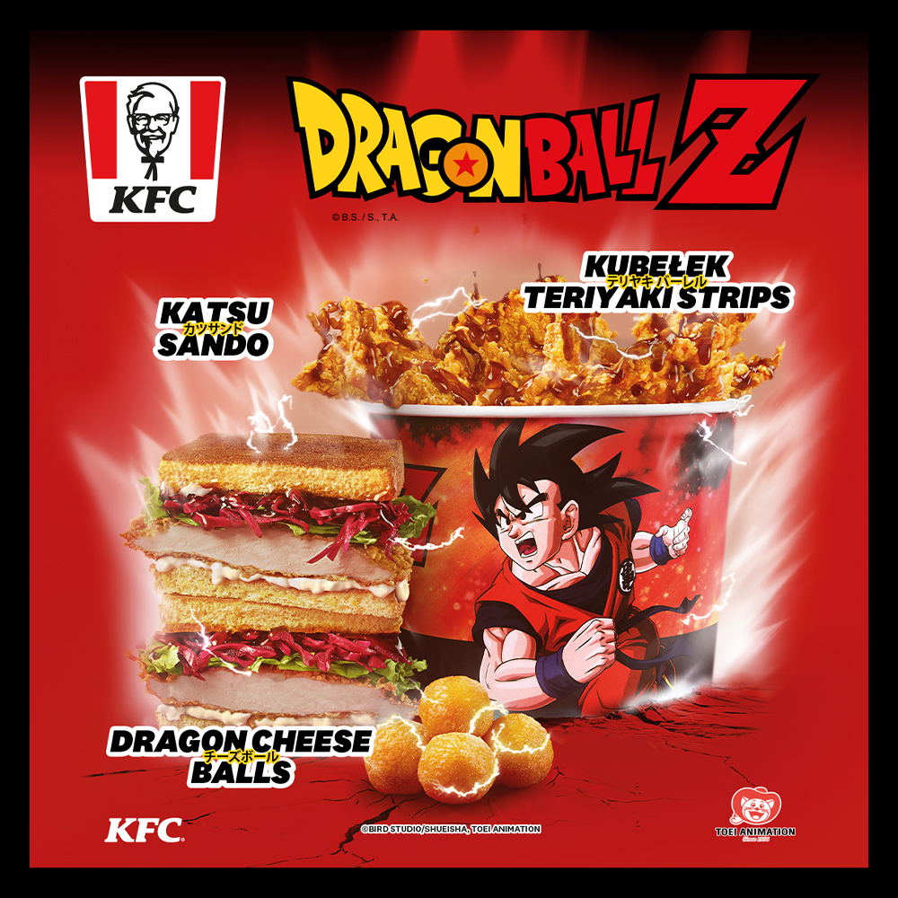 Nowa oferta KFC x Dragon Ball Z wbija z mocą jak full power!